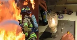 হাইড্রোজেন পারঅক্সাইড আগুন পানিতে নিভেনা